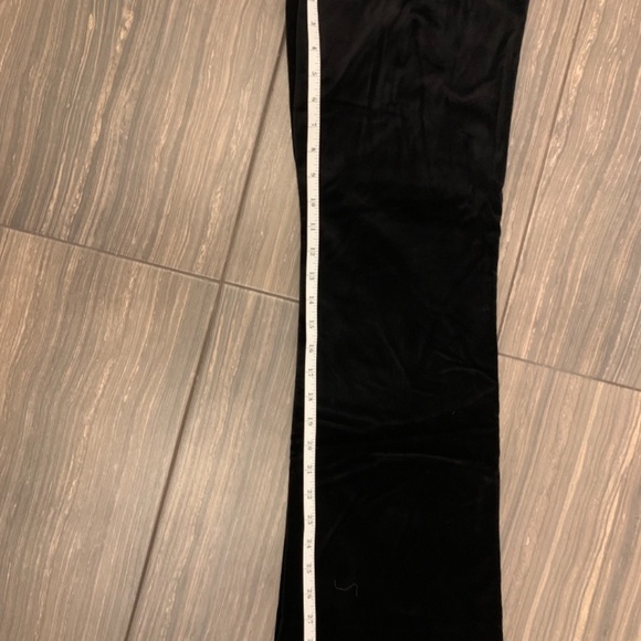 Banana Republic Black Velvet Pants - Picture 5 of 9